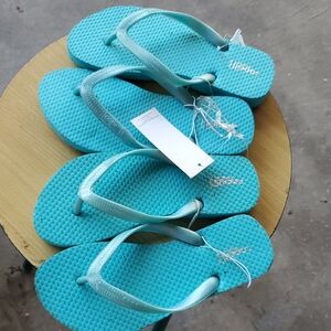 Capelli of New York Aqua Flip Flops